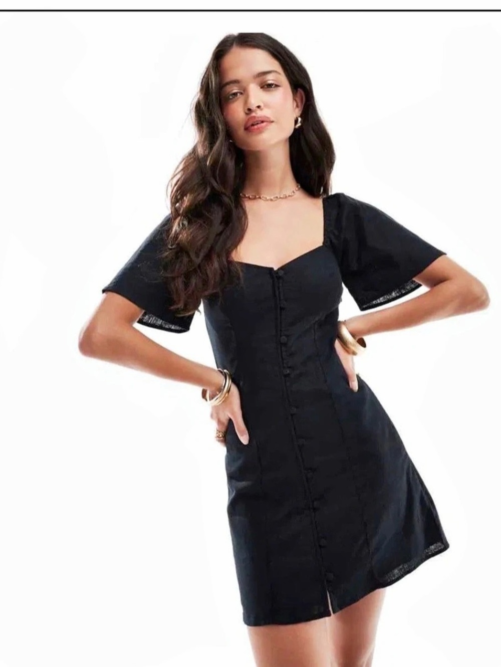 Abercrombie & Fitch Black Mini Dress